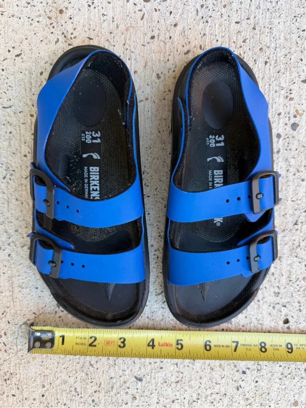 Birkenstock Mogami Kids Waterproof Sandals Blue Black EU 31 US 13